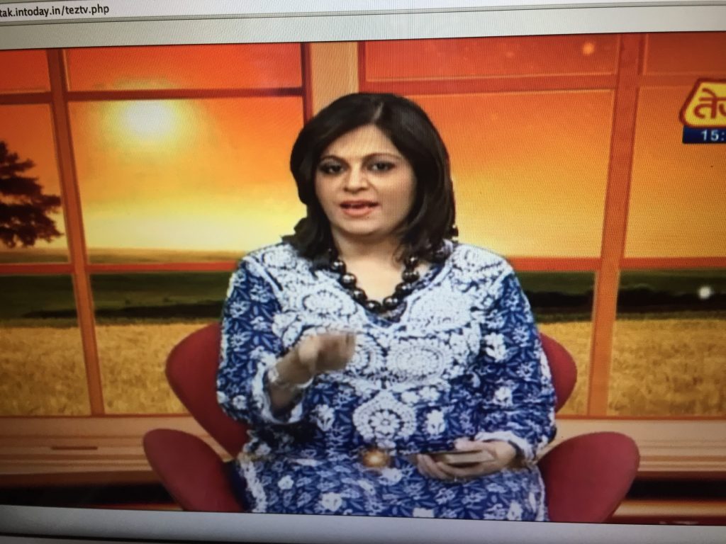 Dr. Sheelaa M Bajaj Celebrity Numerologist & Tarot Card Reader | Khush Raho Daily Show On Tez - Aajtak