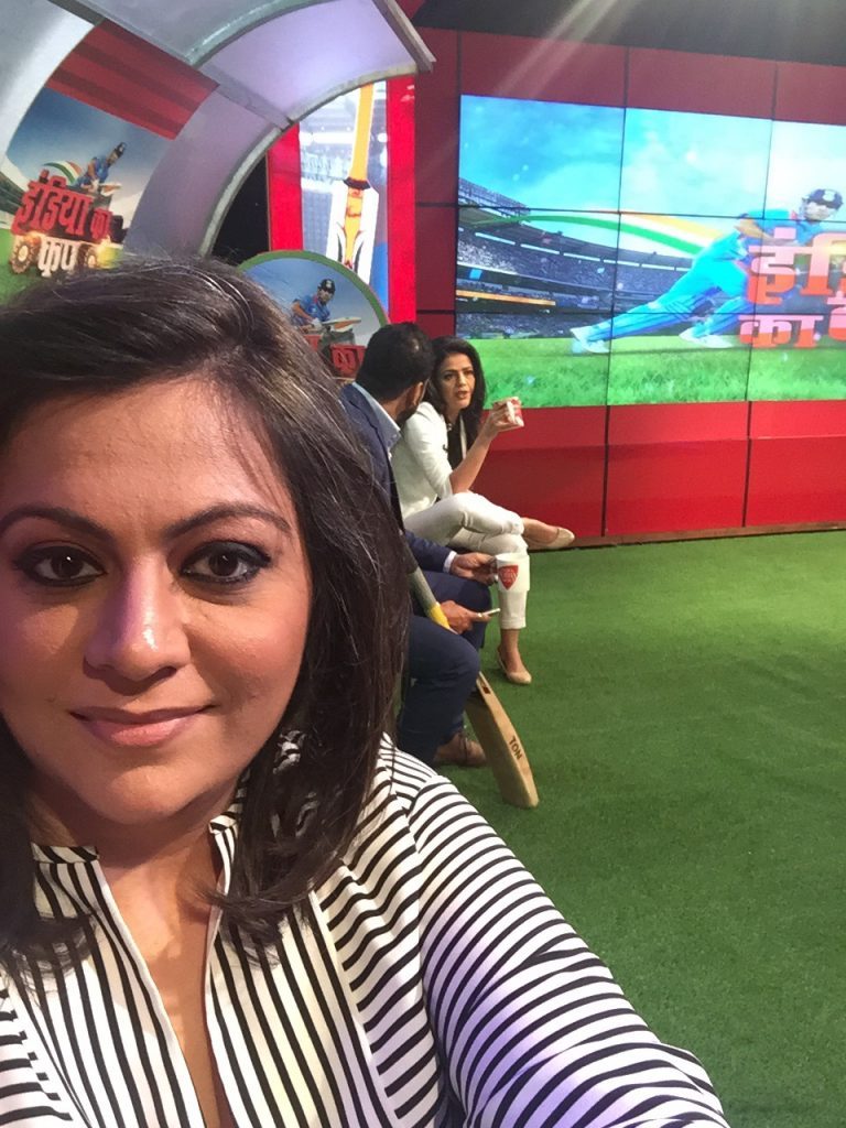 Sheelaa Bajaj S On Aajtak Live T Cricket Cricket