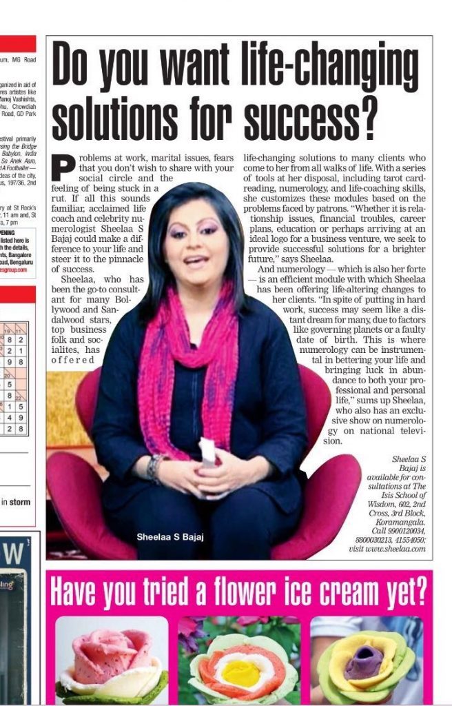 Dr. Sheelaa M Bajaj Celebrity Numerologist & Tarot Card Reader | Times of India 